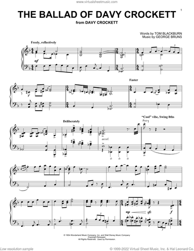 The Ballad Of Davy Crockett (from Davy Crockett)