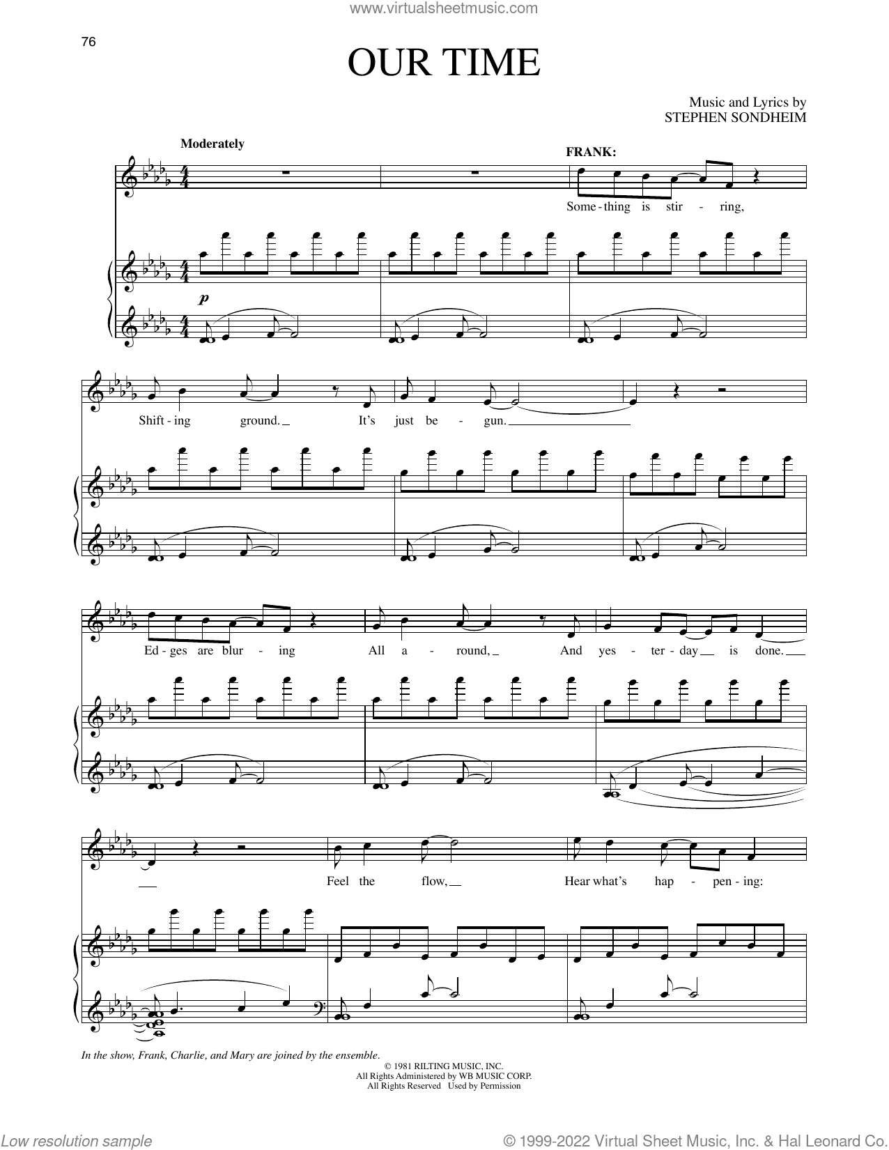 Our Time (from Merrily We Roll Along)