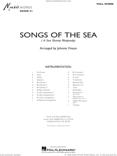 Songs of the Sea (A Sea Shanty Rhapsody)