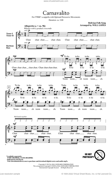 Carnavalito (arr. Will Lopes)