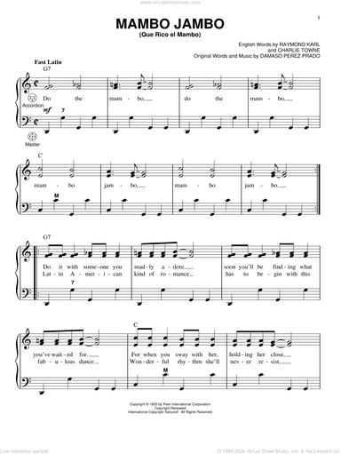 Mambo Jambo (Que Rico El Mambo)