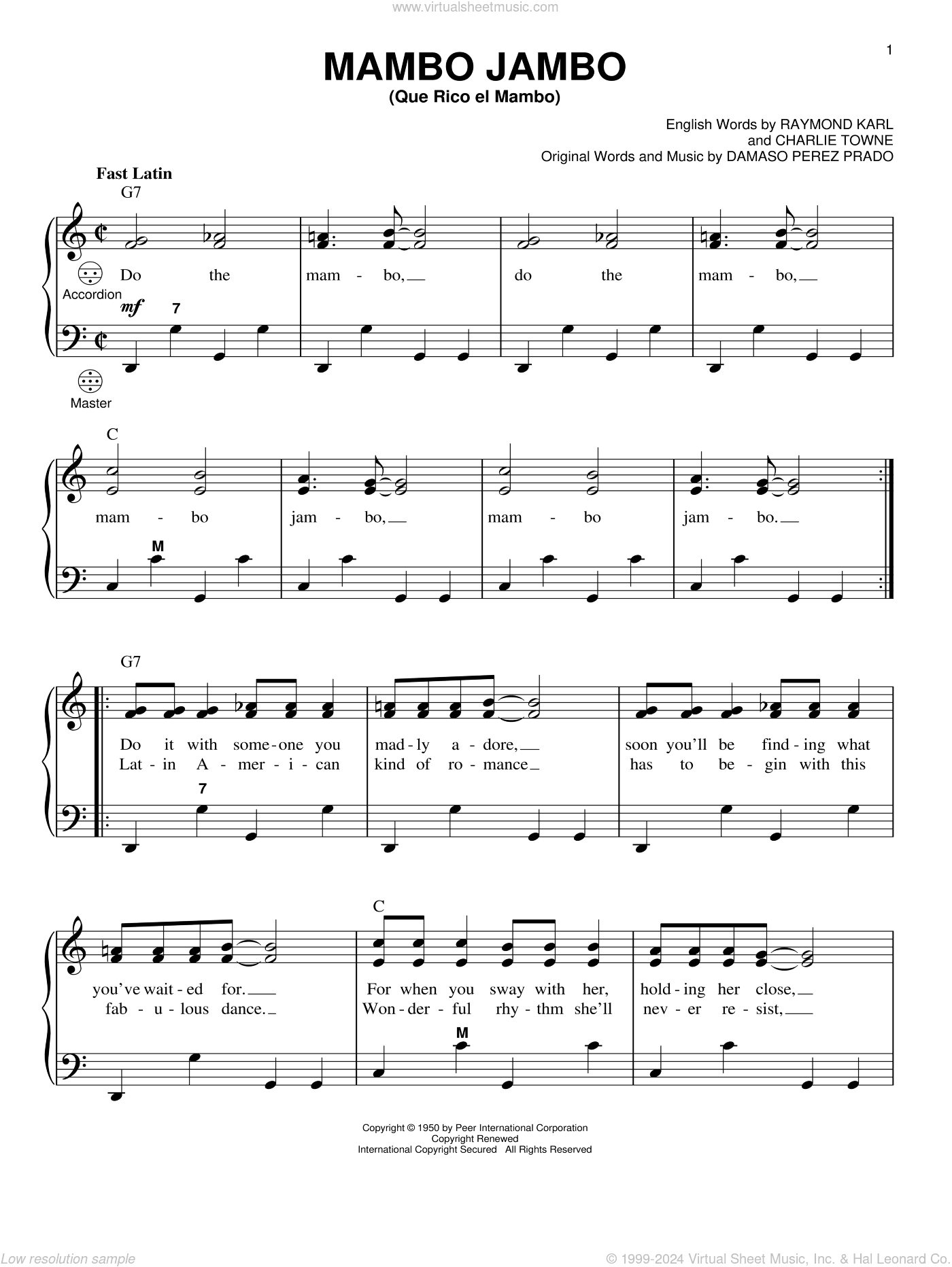 Mambo Jambo (Que Rico El Mambo)
