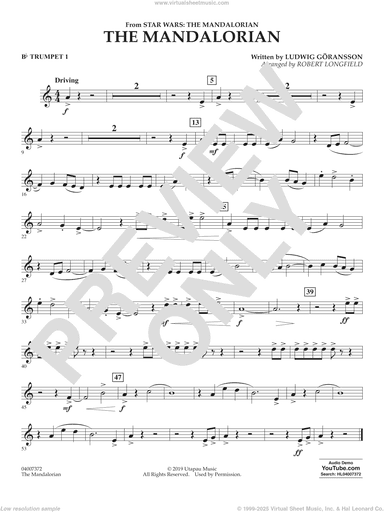 The Mandalorian (from Star Wars: The Mandalorian) (arr. Longfield)