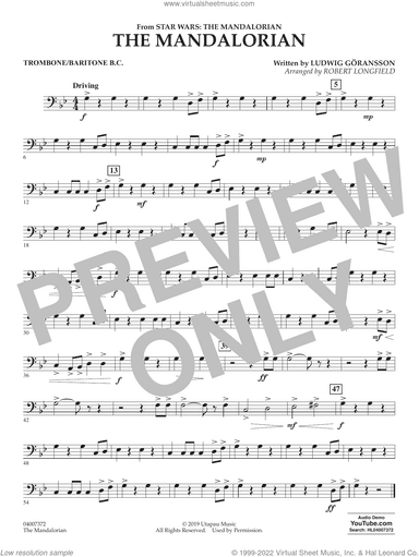 The Mandalorian (from Star Wars: The Mandalorian) (arr. Longfield)