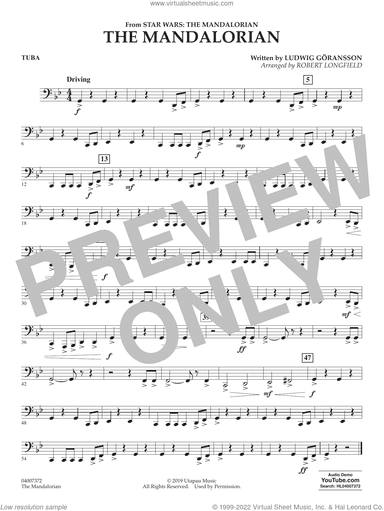 The Mandalorian (from Star Wars: The Mandalorian) (arr. Longfield)