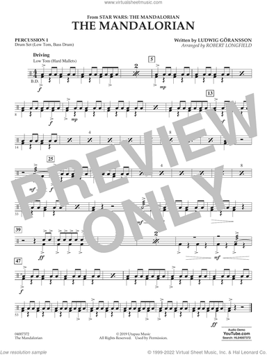 The Mandalorian (from Star Wars: The Mandalorian) (arr. Longfield)