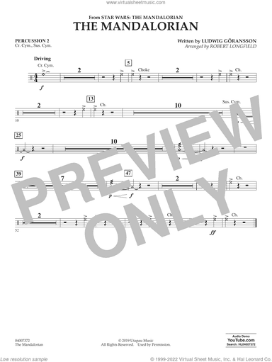 The Mandalorian (from Star Wars: The Mandalorian) (arr. Longfield)