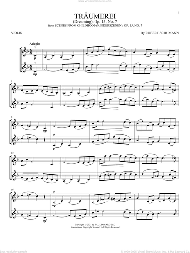 Traumerei (Dreaming), Op. 15, No. 7