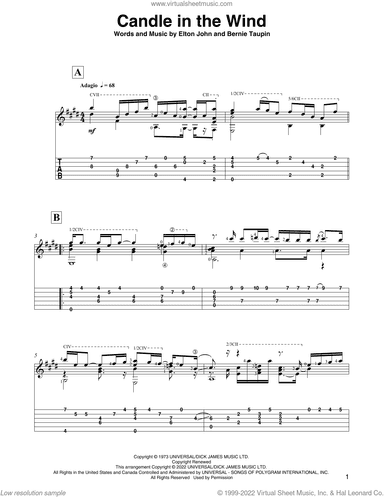 Candle In The Wind (arr. David Jaggs)