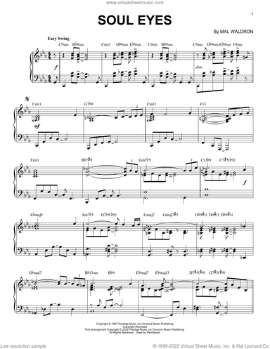Soul Eyes [Jazz version] (arr. Brent Edstrom)