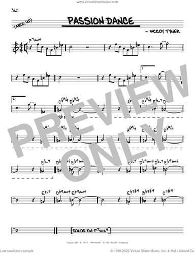 Passion Dance [Reharmonized version] (arr. Jack Grassel)
