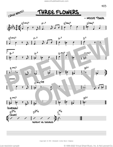 Three Flowers [Reharmonized version] (arr. Jack Grassel)