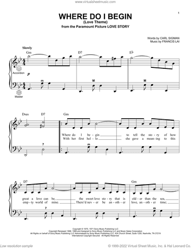 Where Do I Begin (Love Theme)