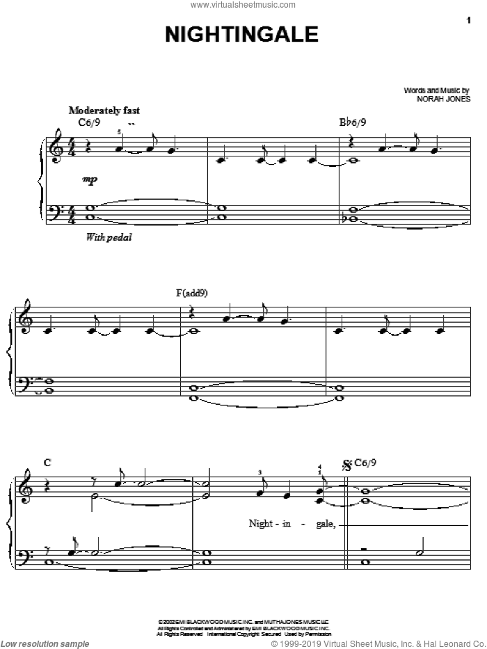 Nightingale, (easy)