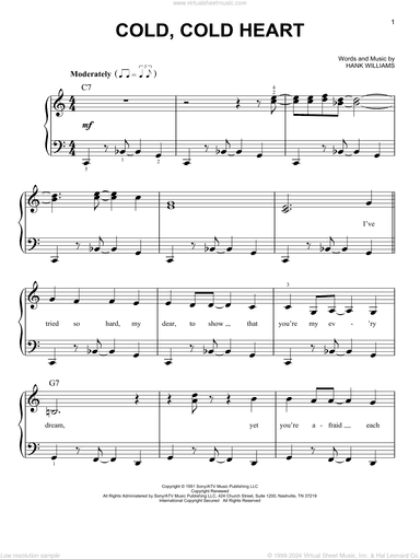 Cold, Cold Heart (arr. Dan Coates)