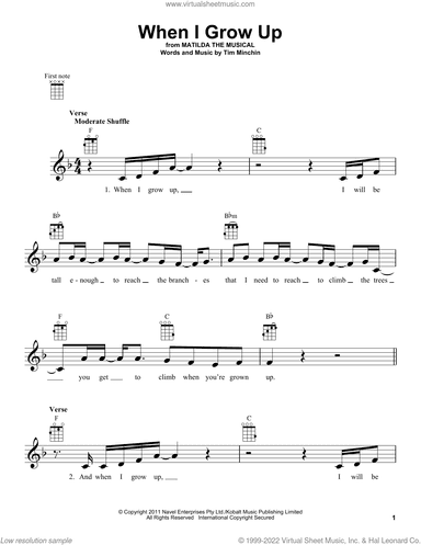 When I Grow Up (from Matilda The Musical)