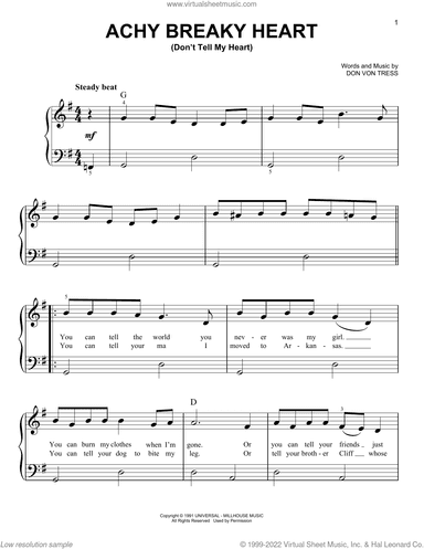 Achy Breaky Heart (Don't Tell My Heart)