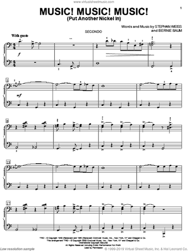Music! Music! Music! (Put Another Nickel In)