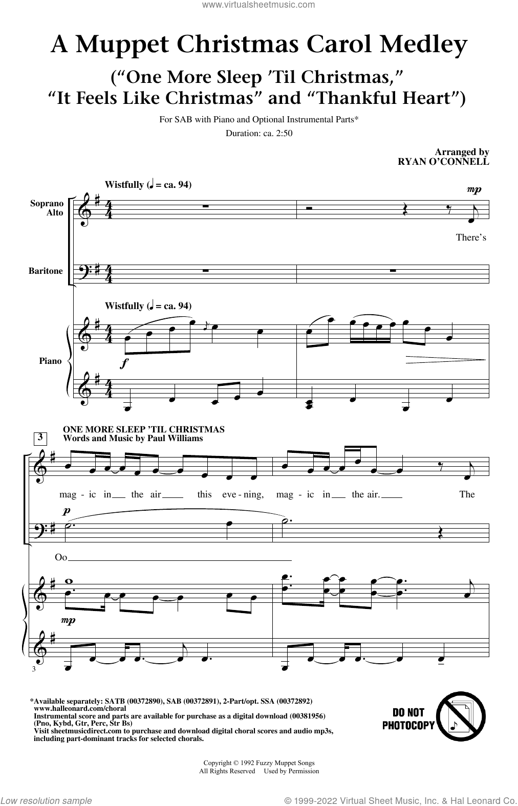 Muppet Christmas Carol Medley (from The Muppet Christmas Carol)