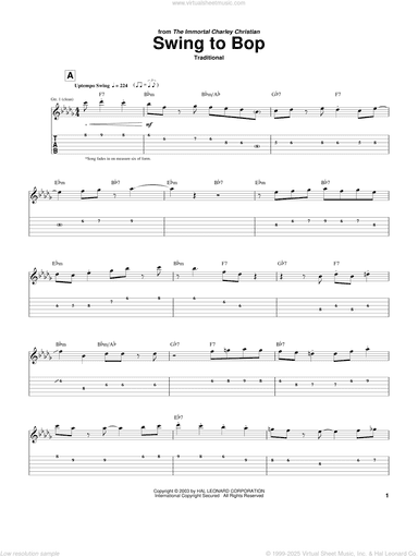 Swing To Bop