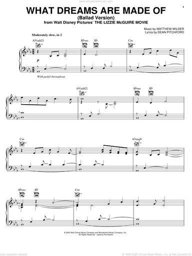 What Dreams Are Made Of (Ballad Version) (from The Lizzie McGuire Movie)