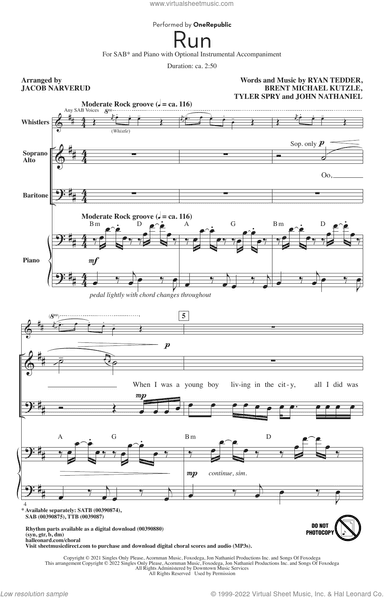 Run (arr. Jacob Narverud)