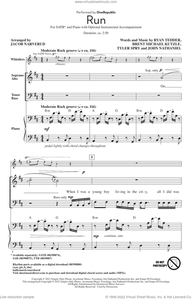 Run (arr. Jacob Narverud)