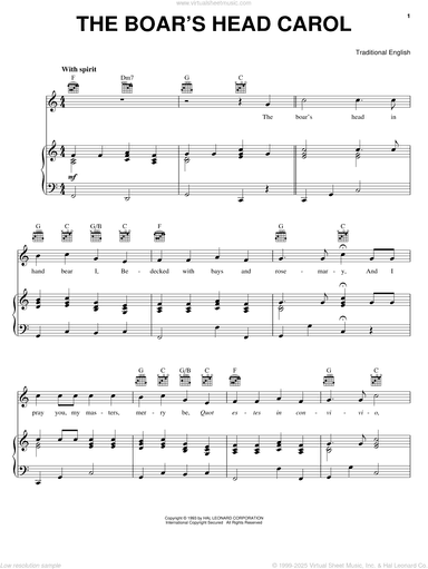 The Boar's Head Carol