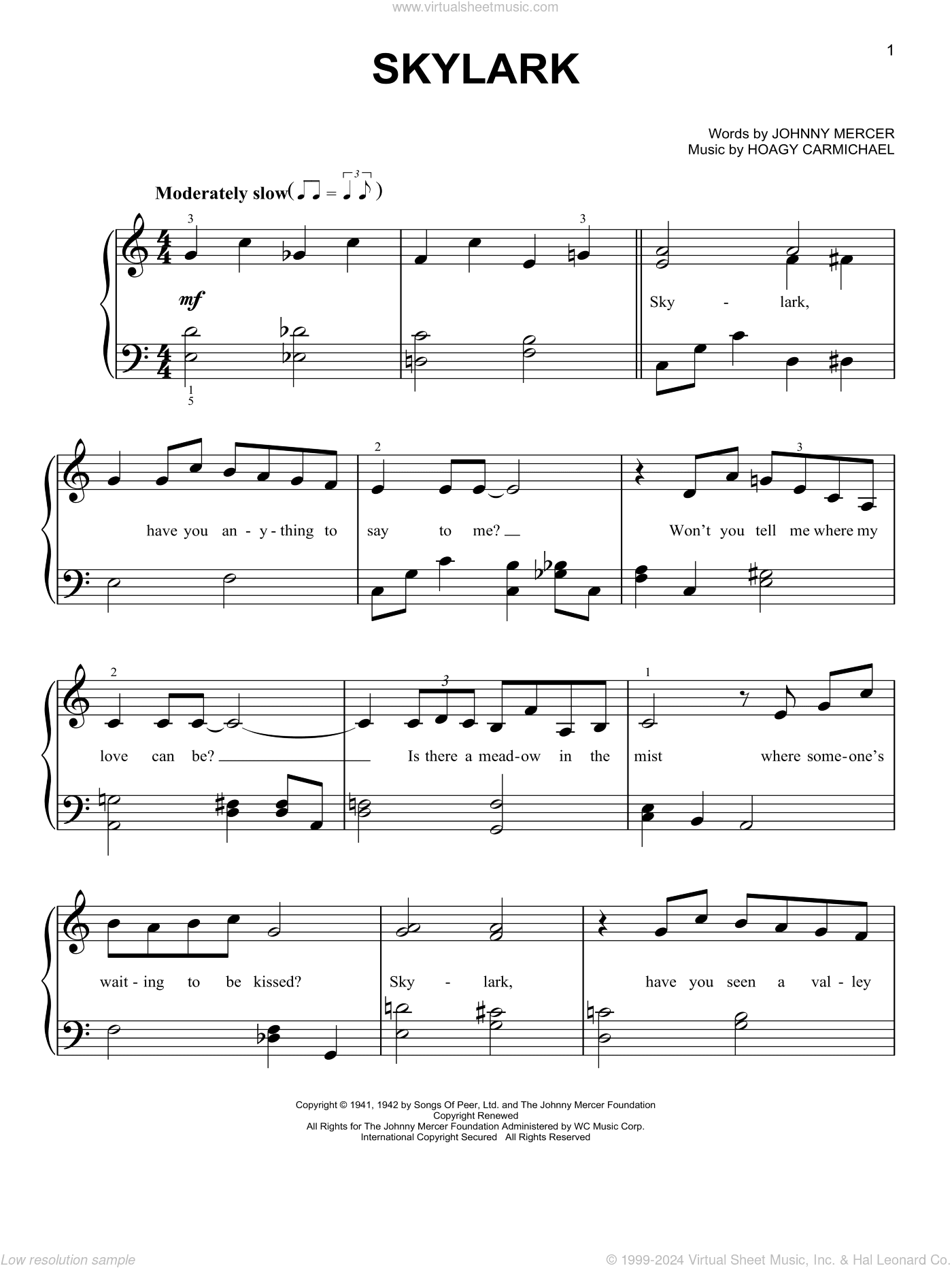 Skylark, (beginner)