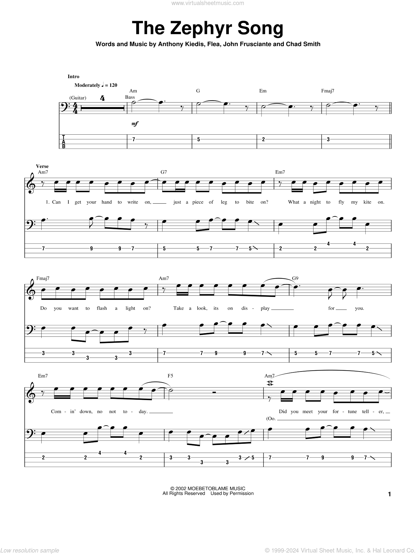 The Zephyr Song