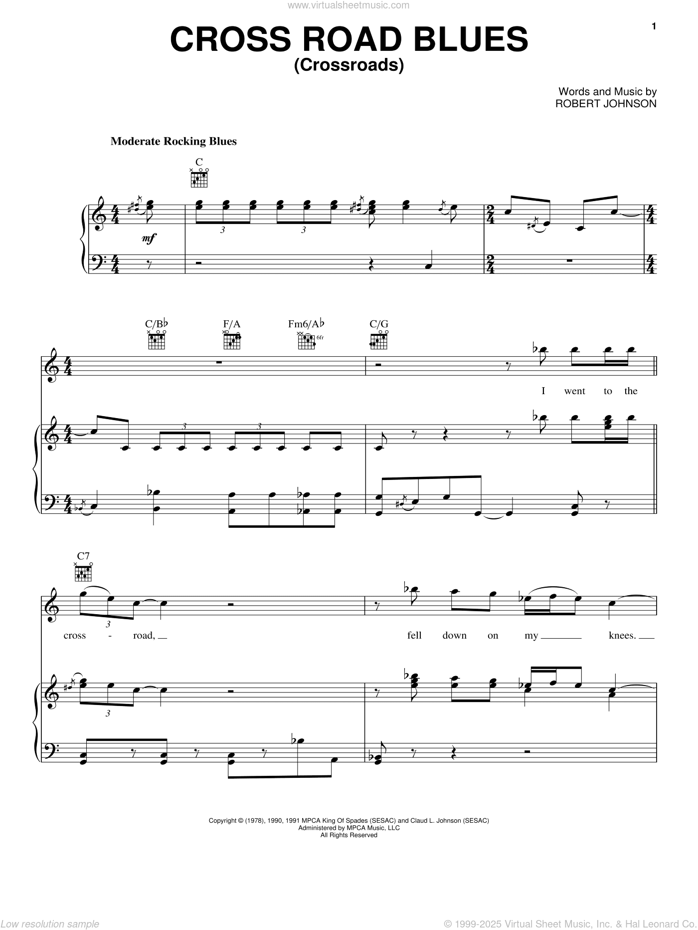 Cross Road Blues (Crossroads)