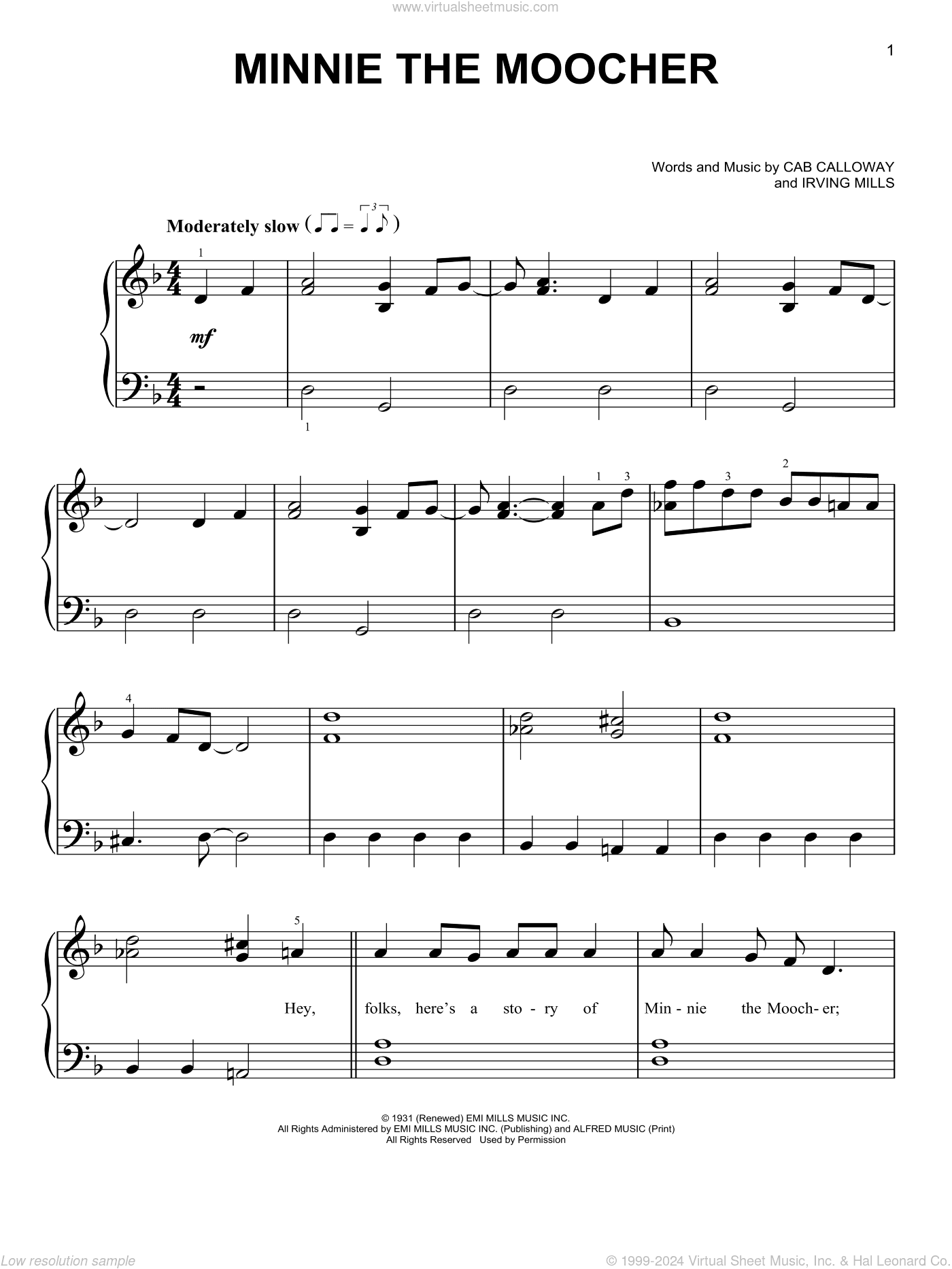Minnie The Moocher