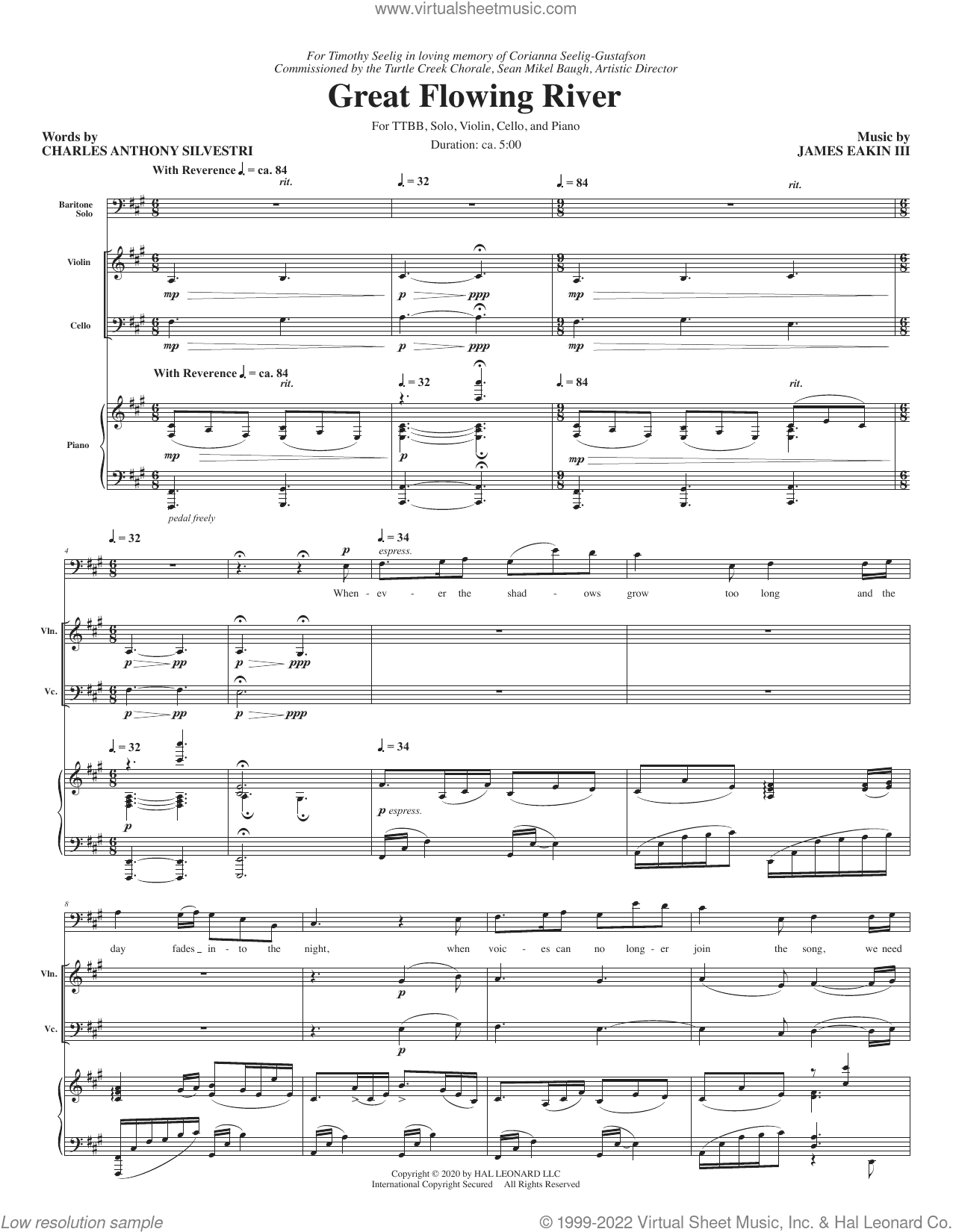 Great Flowing River (for TTBB) (COMPLETE)
