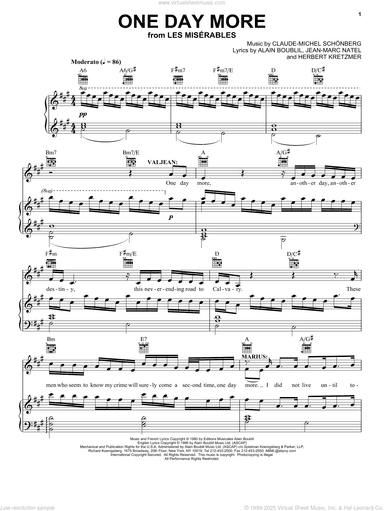 One Day More (from Les Miserables)