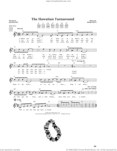The Hawaiian Turnaround (from The Daily Ukulele) (arr. Liz and Jim Beloff)