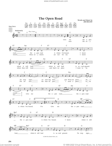The Open Road (from The Daily Ukulele) (arr. Liz and Jim Beloff)