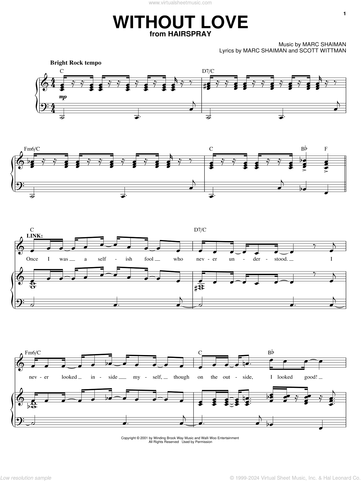 Without Love (from Hairspray)