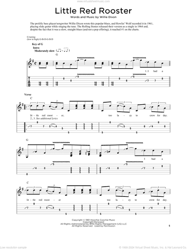 Little Red Rooster (arr. Fred Sokolow)