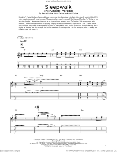 Sleepwalk (Instrumental Version) (arr. Fred Sokolow)