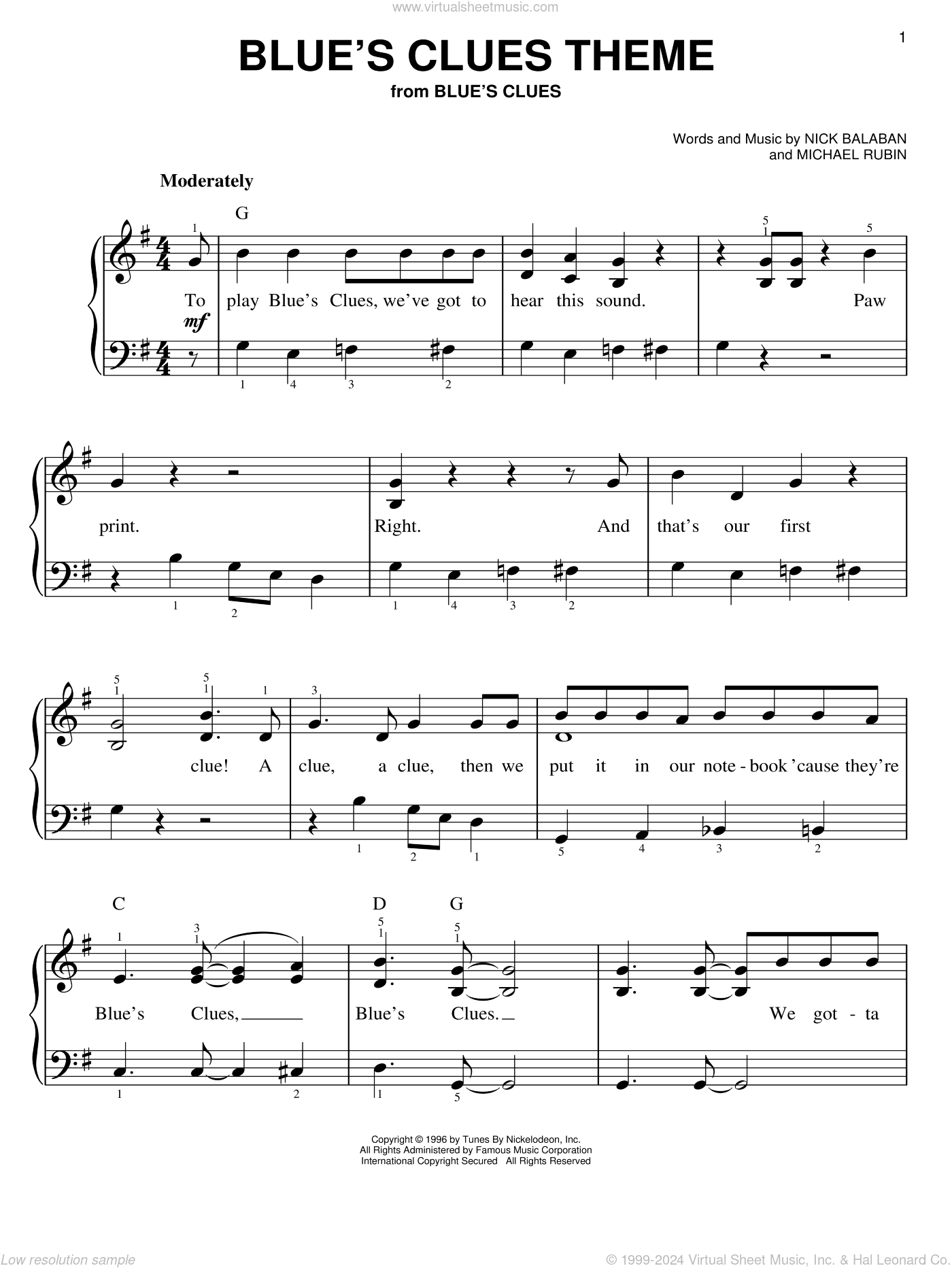 Blue's Clues Theme
