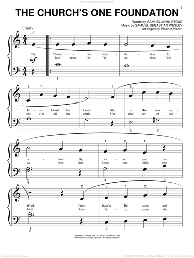 The Church's One Foundation (arr. Phillip Keveren)