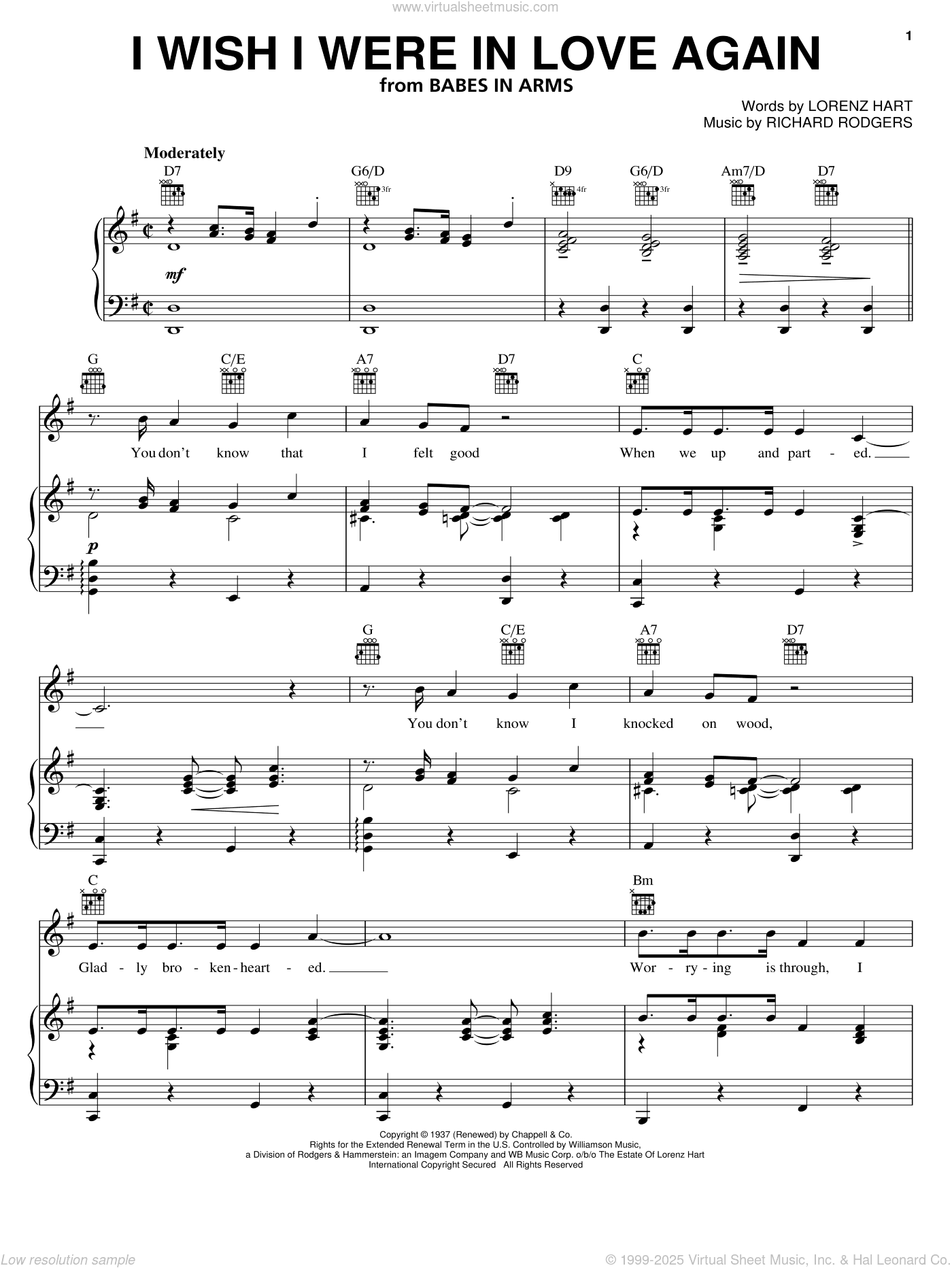 I Wish I Were In Love Again (from Babes In Arms)