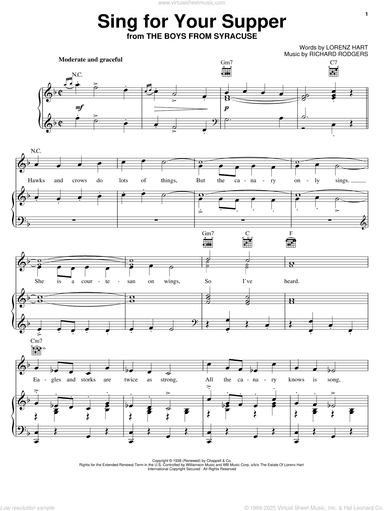 Sing For Your Supper