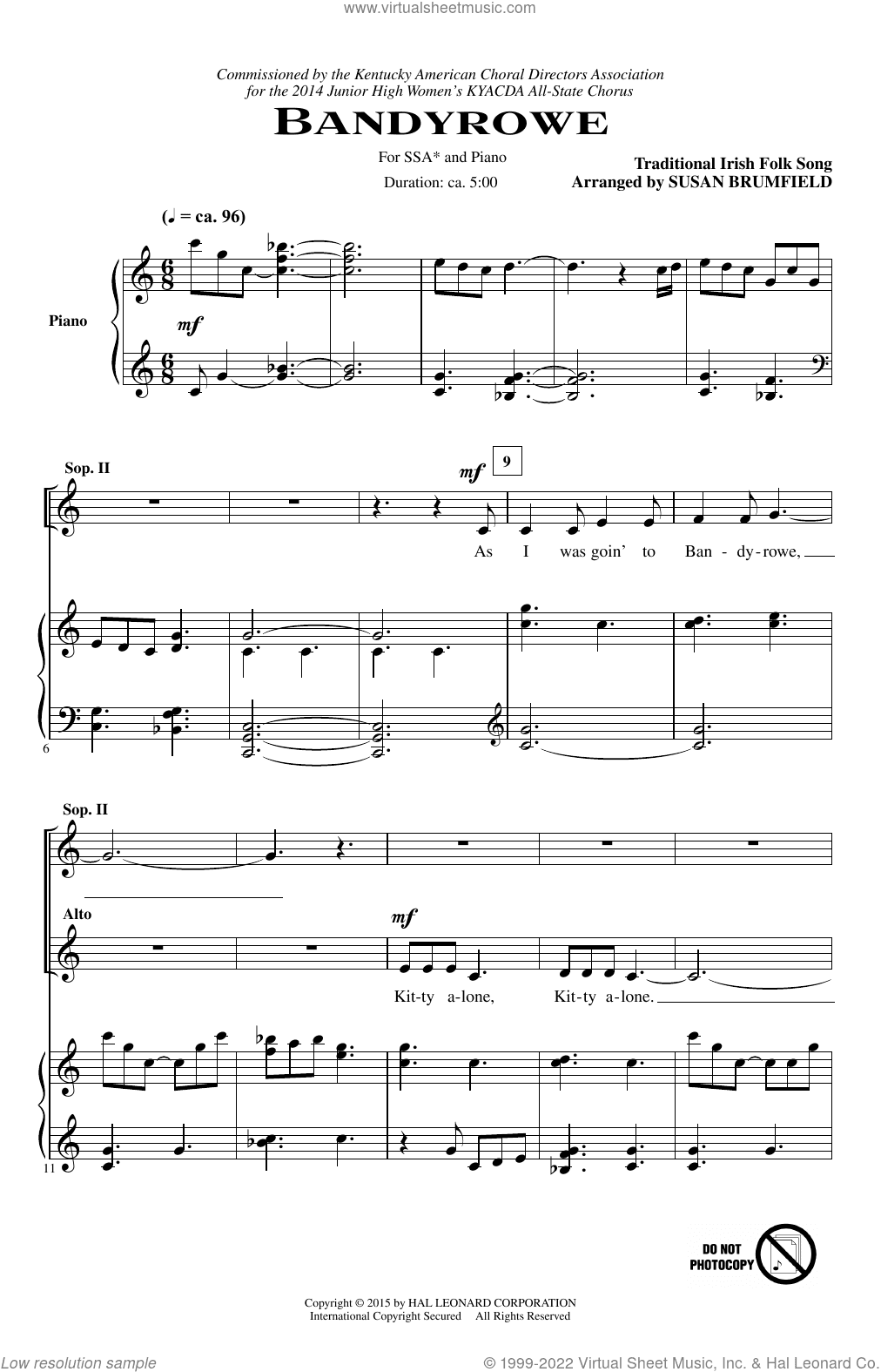 Bandyrowe (arr. Susan Brumfield)