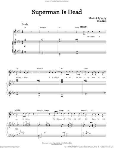 Superman Is Dead (from the musical Superhero)