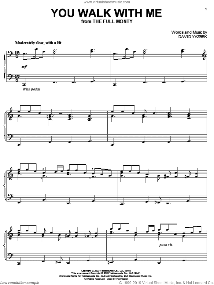 You Walk With Me (from The Full Monty)