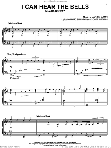 I Can Hear The Bells, (intermediate)