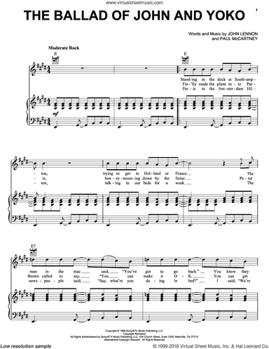 The Ballad Of John And Yoko