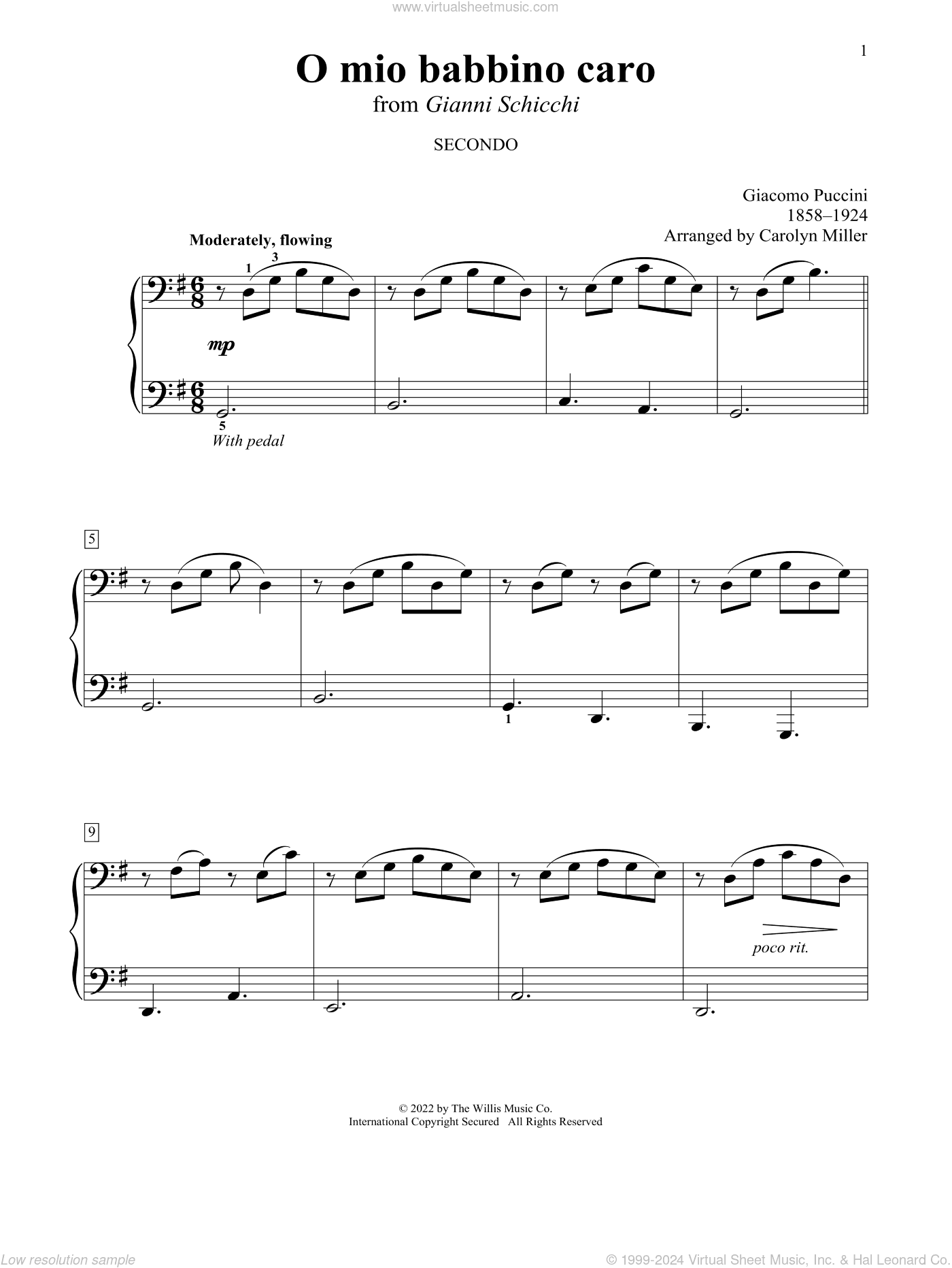 O mio babbino caro (from Gianni Schicchi) (arr. Carolyn Miller)