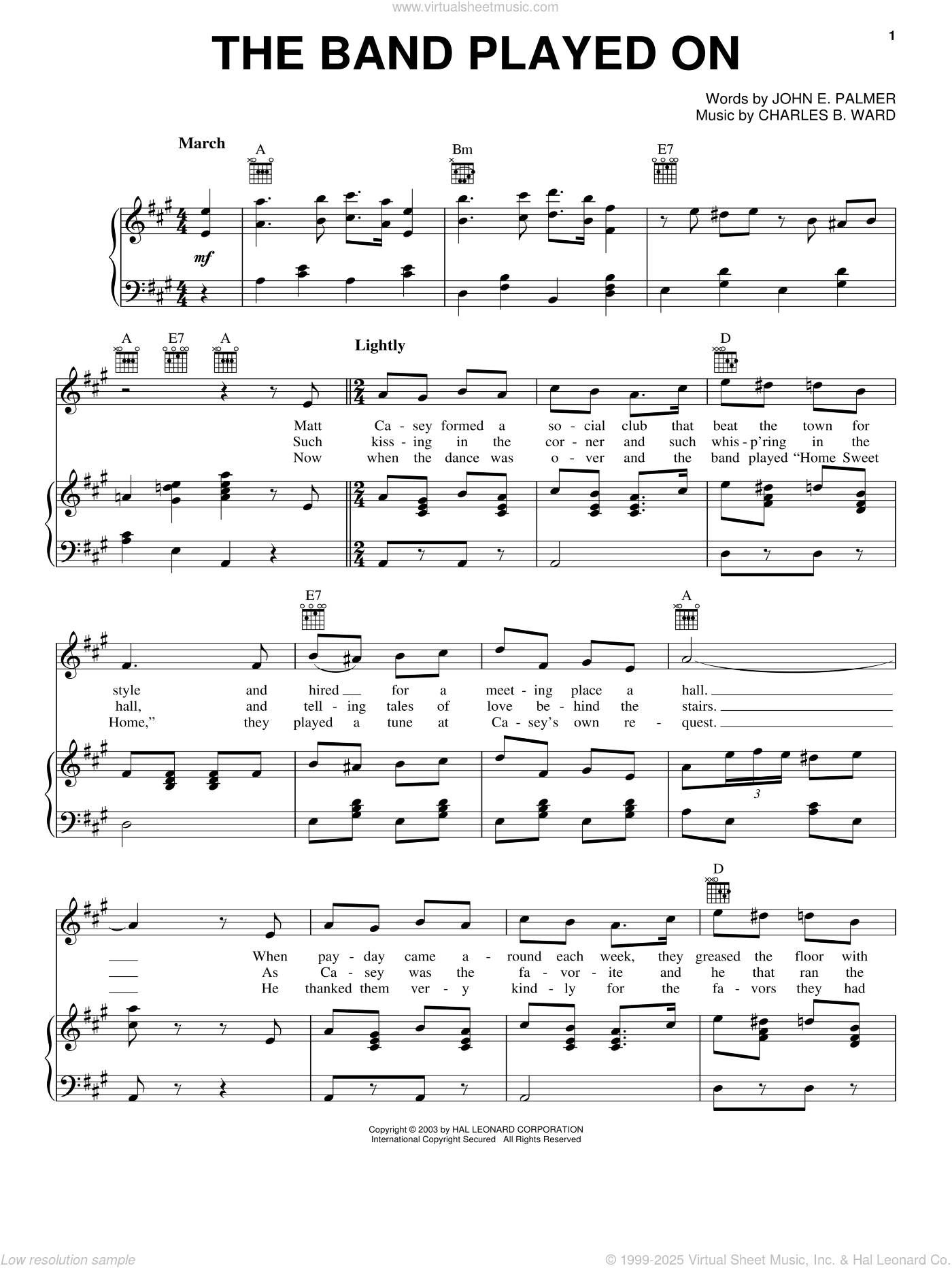 The Band Played On